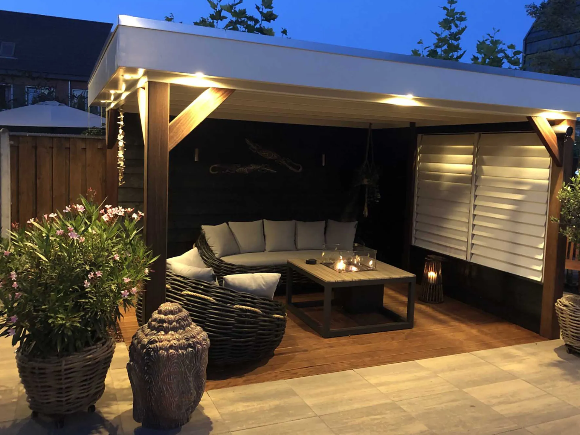 Apple Bee Cocoon lounge tuinbank 3-zits 236cm