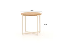Apple Bee Condor lounge tuintafel ø 54cm (h: 50)