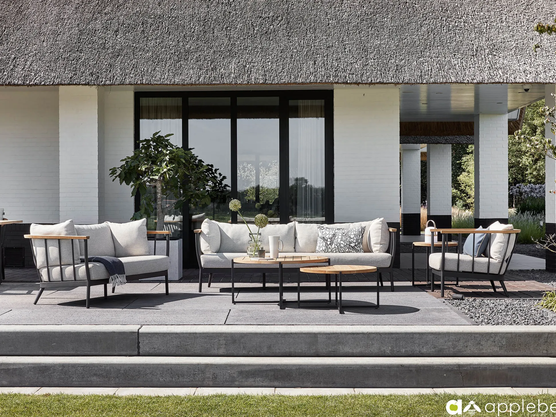 Apple Bee Condor stoel-bank loungeset 6-delig 6-zits