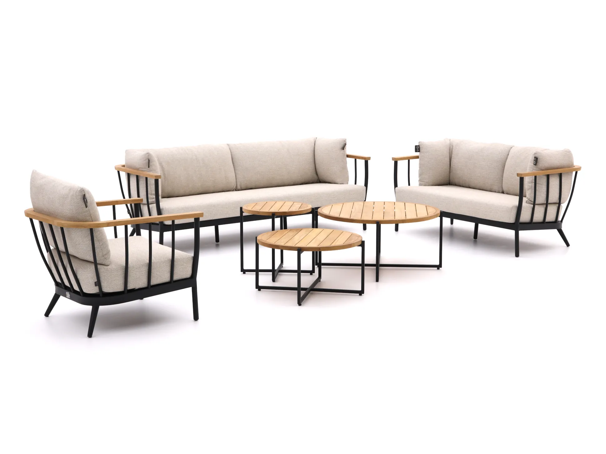 Apple Bee Condor stoel-bank loungeset 6-delig 6-zits