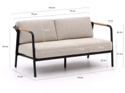 Apple Bee Elle lounge tuinbank 136cm