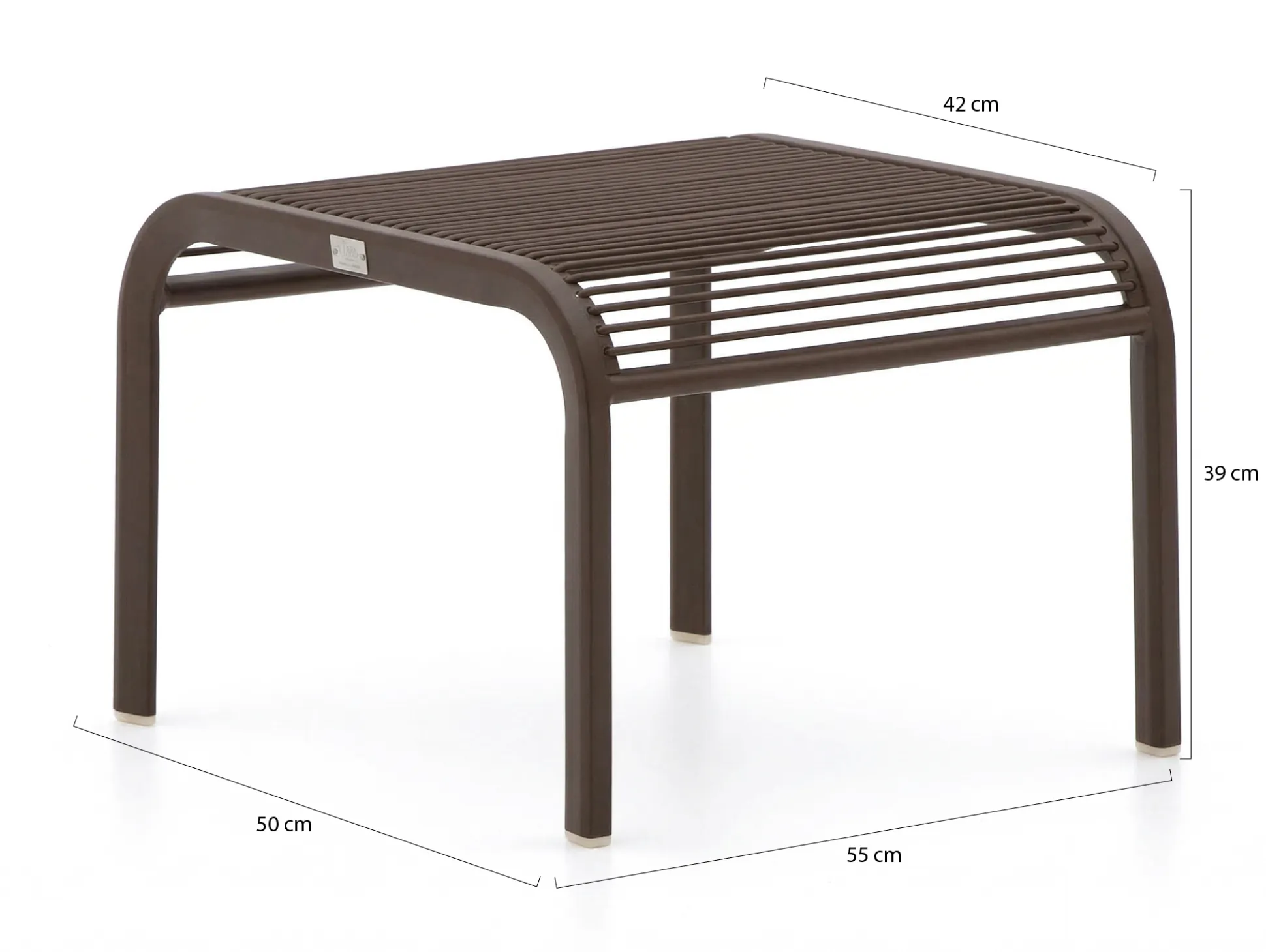 Apple Bee Hawaii lounge tuinstoel stapelbaar met voetenbank