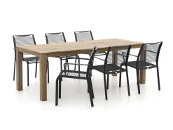 Apple Bee Hawaii/ROUGH-S 220cm dining tuinset 7-delig stapelbaar
