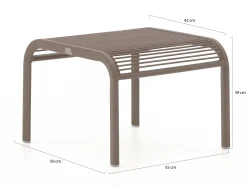 Apple Bee Hawaii voetenbank 50x55cm
