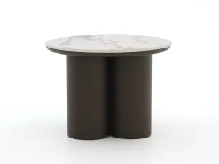 Apple Bee Tonga bijzet tuintafelset ø 80cm (h: 36cm)/ø 60cm (h: 44cm)