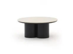 Apple Bee Tonga bijzet tuintafelset ø 80cm (h: 36cm)/ø 60cm (h: 44cm)