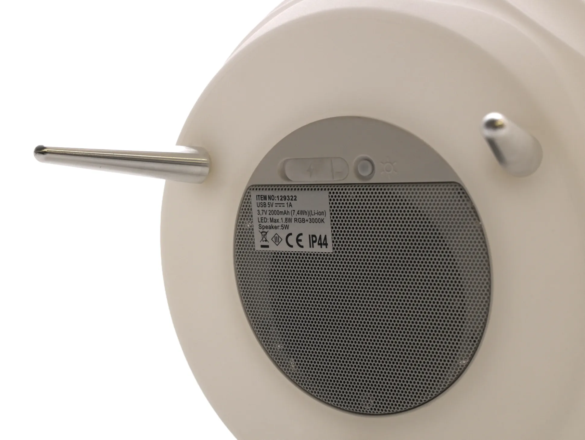 Arvenza buitenlamp led oplaadbaar ø26cm (h:41,5cm)