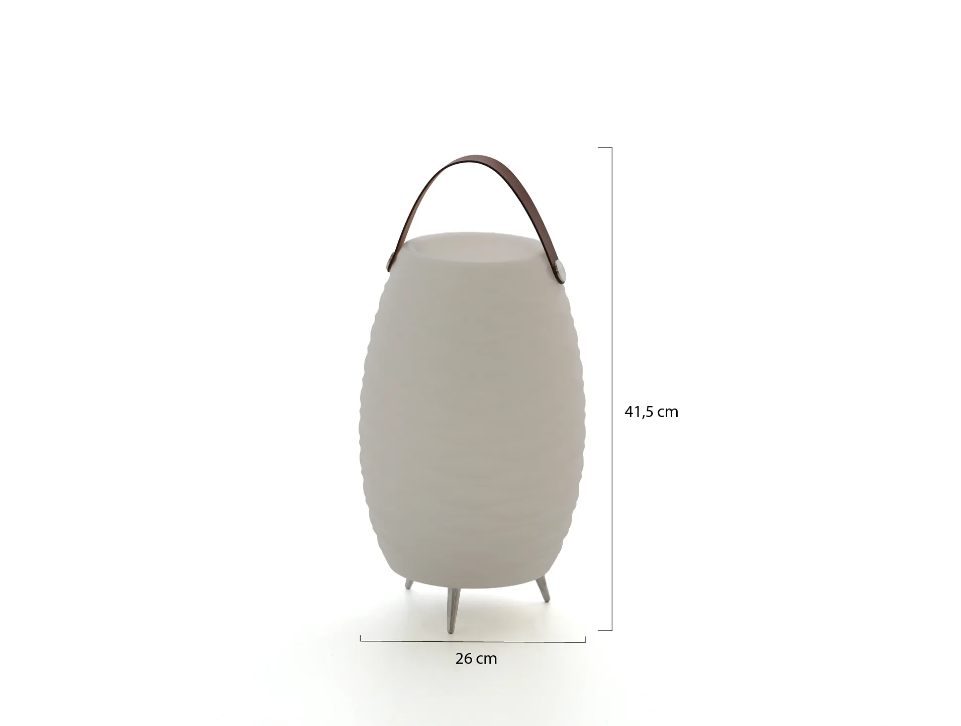 Arvenza buitenlamp led oplaadbaar ø26cm (h:41,5cm)