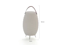 Arvenza buitenlamp led oplaadbaar ø30cm (h:50,5cm)