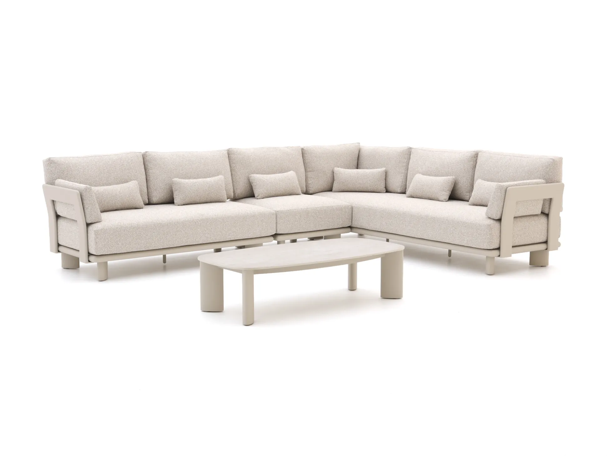Bellagio Battuello hoek loungeset 4-delig