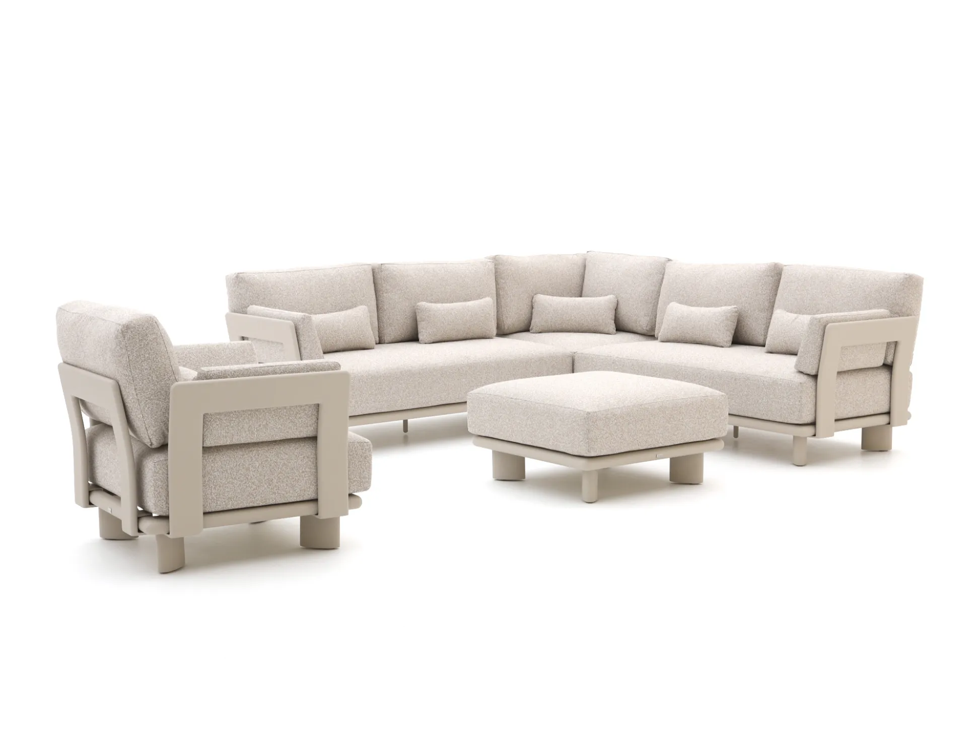 Bellagio Battuello hoek loungeset 5-delig