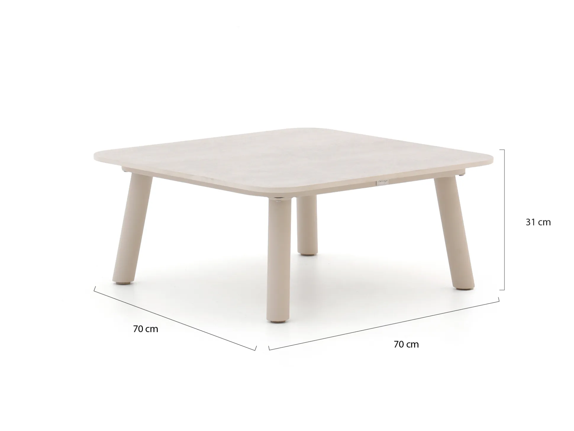 Bellagio Birgi Novo lounge tuintafel 70x70x31cm