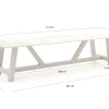 Bellagio Bresimo dining tuintafel 317x100cm