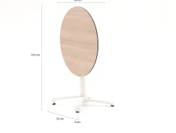 Bellagio Canzo klaptafel ø 80cm (h:73cm)