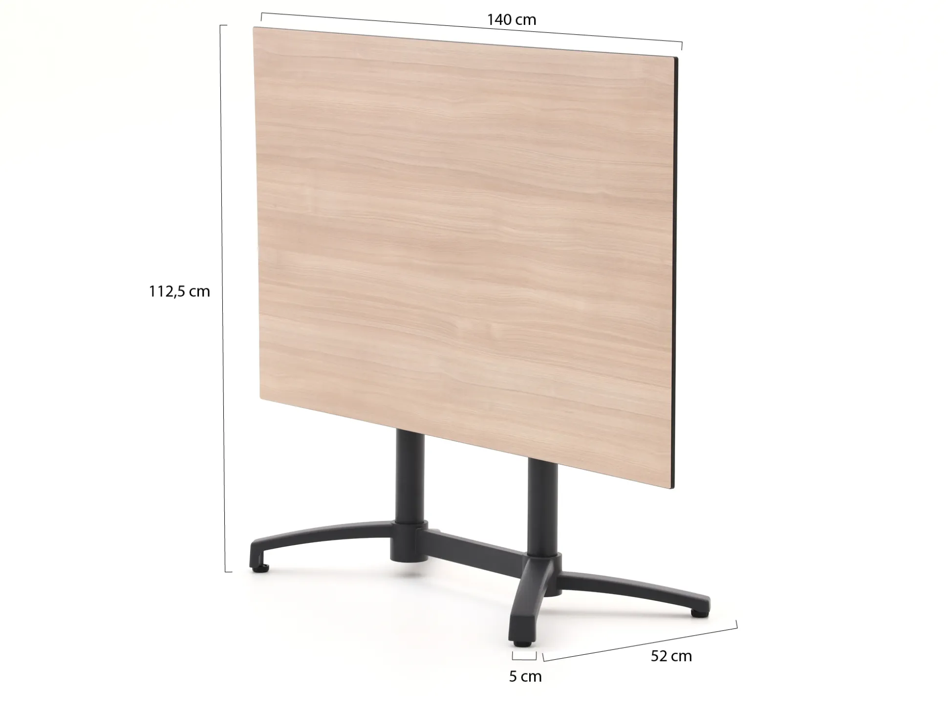 Bellagio Canzo klaptafel 140x80x73cm