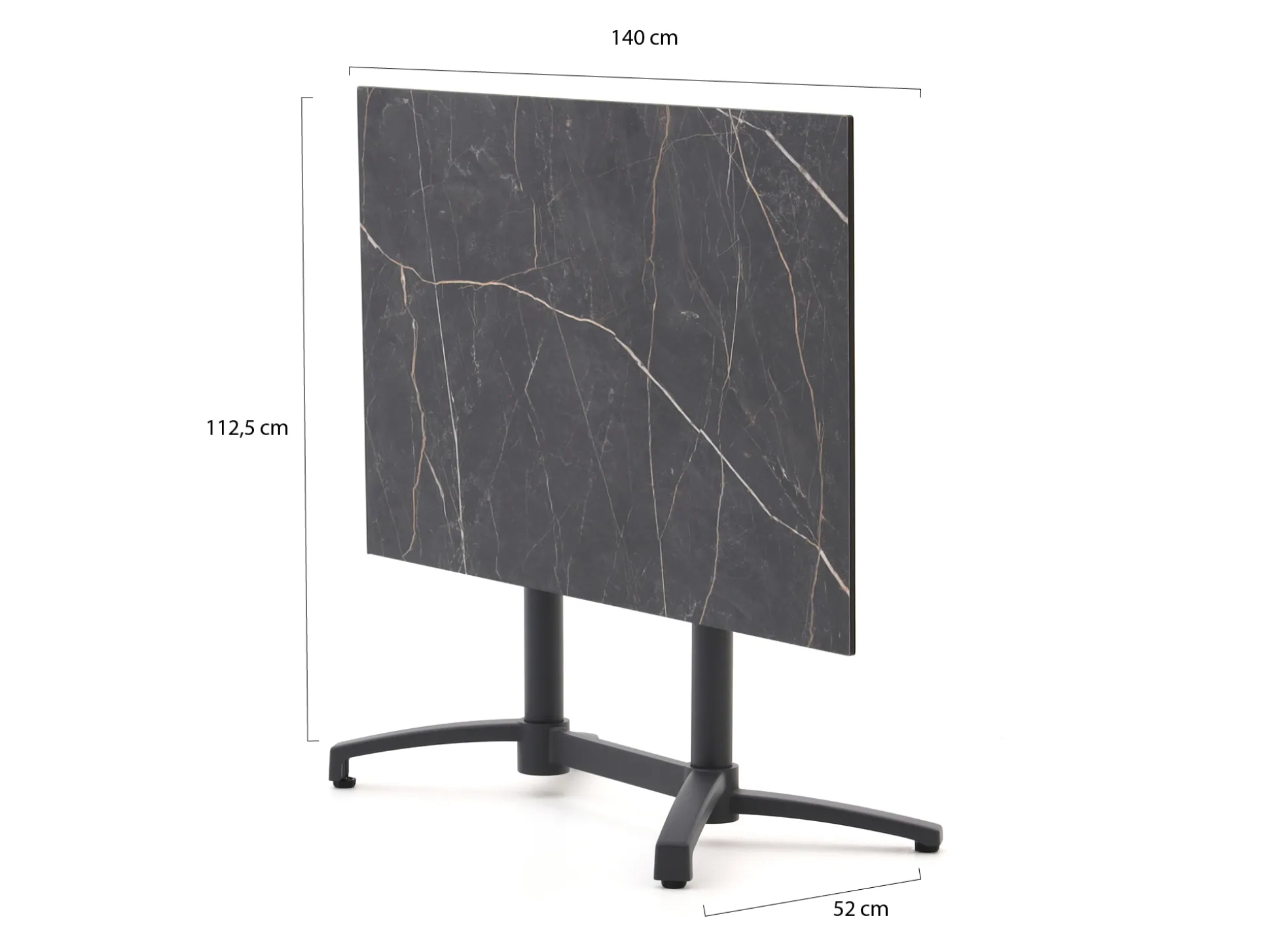 Bellagio Canzo klaptafel 140x80x73cm