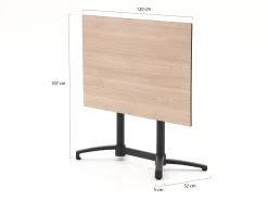 Bellagio Canzo klaptafel 120x70x73cm