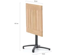 Bellagio Canzo klaptafel 70x70x75cm