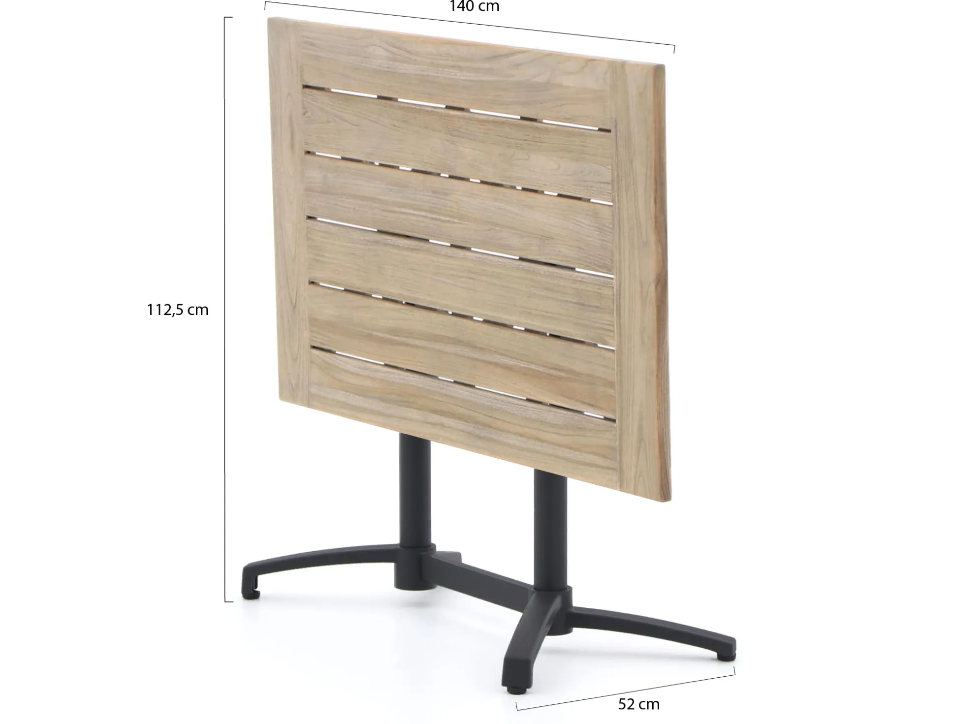 Bellagio Canzo klaptafel 140x80x75cm