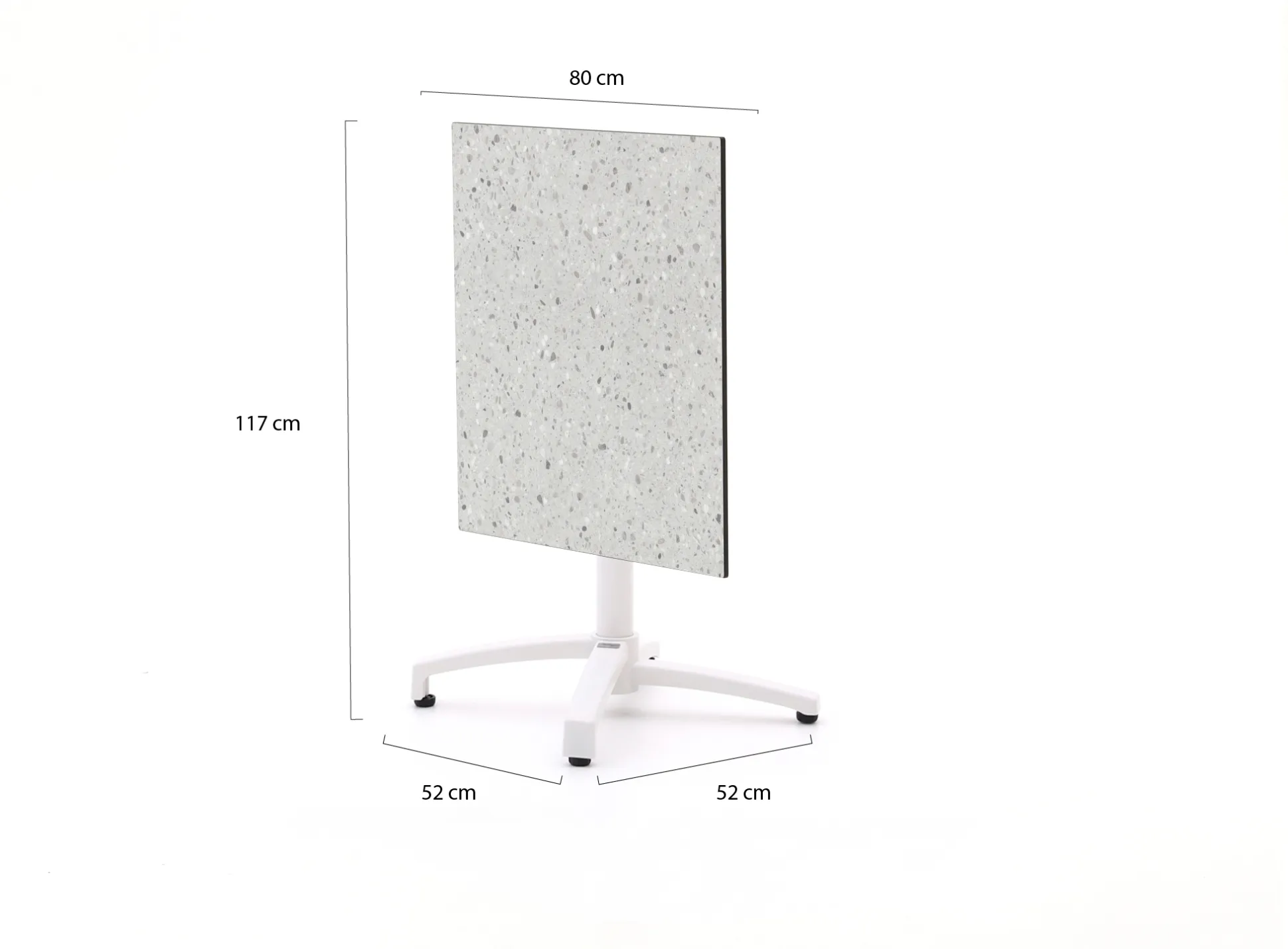 Bellagio Canzo klaptafel 80x80x73cm