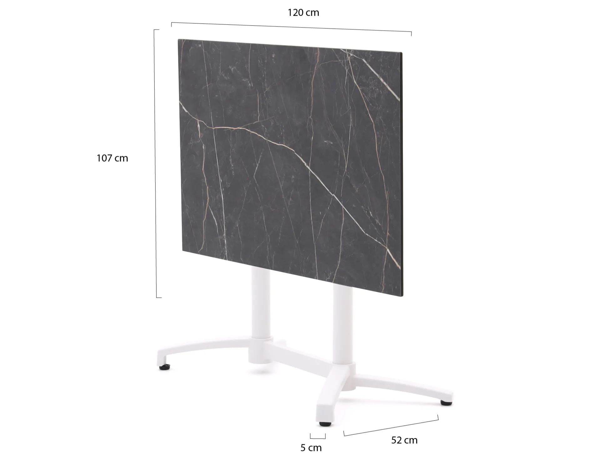 Bellagio Canzo klaptafel 120x70x73cm