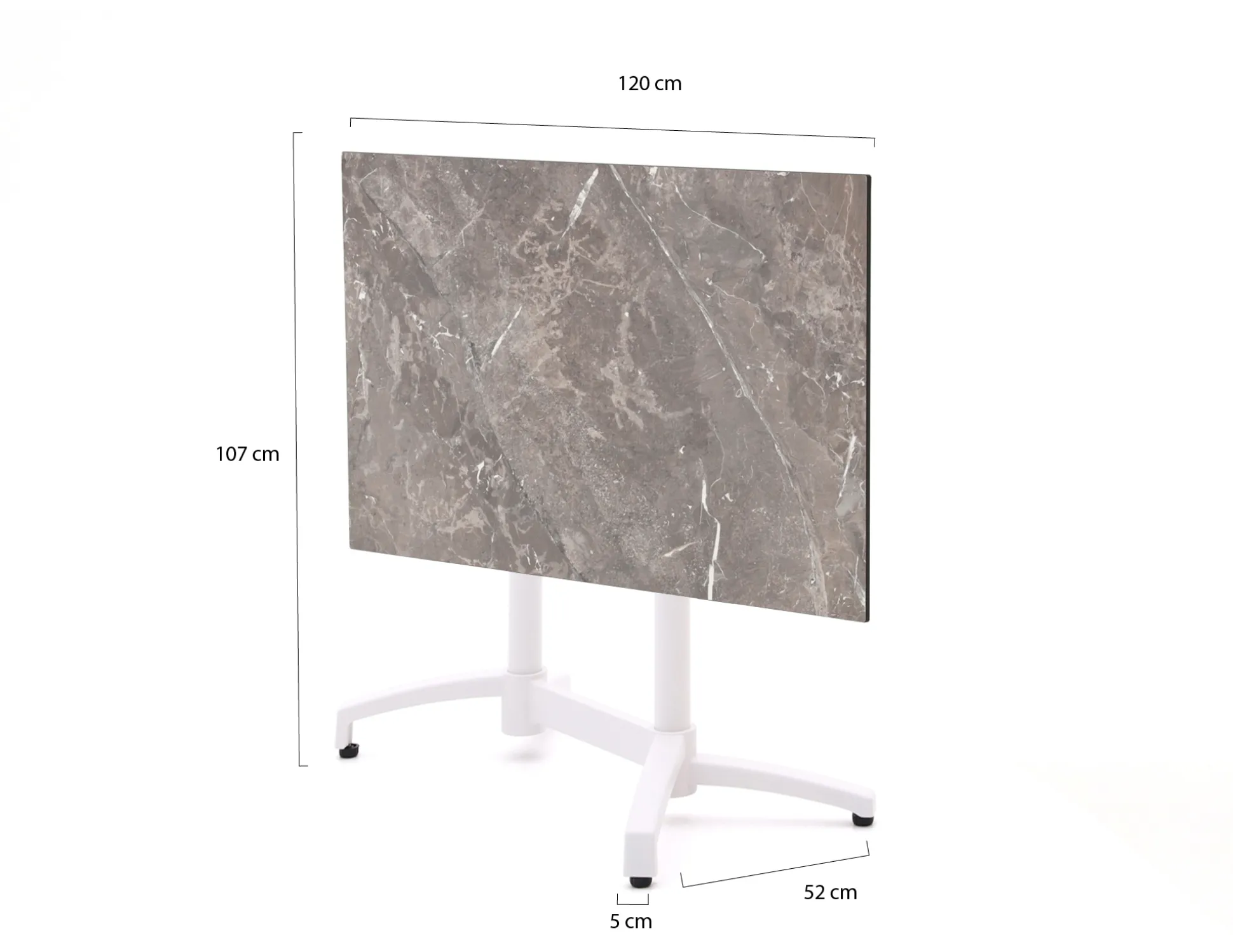 Bellagio Canzo klaptafel 120x70x73cm