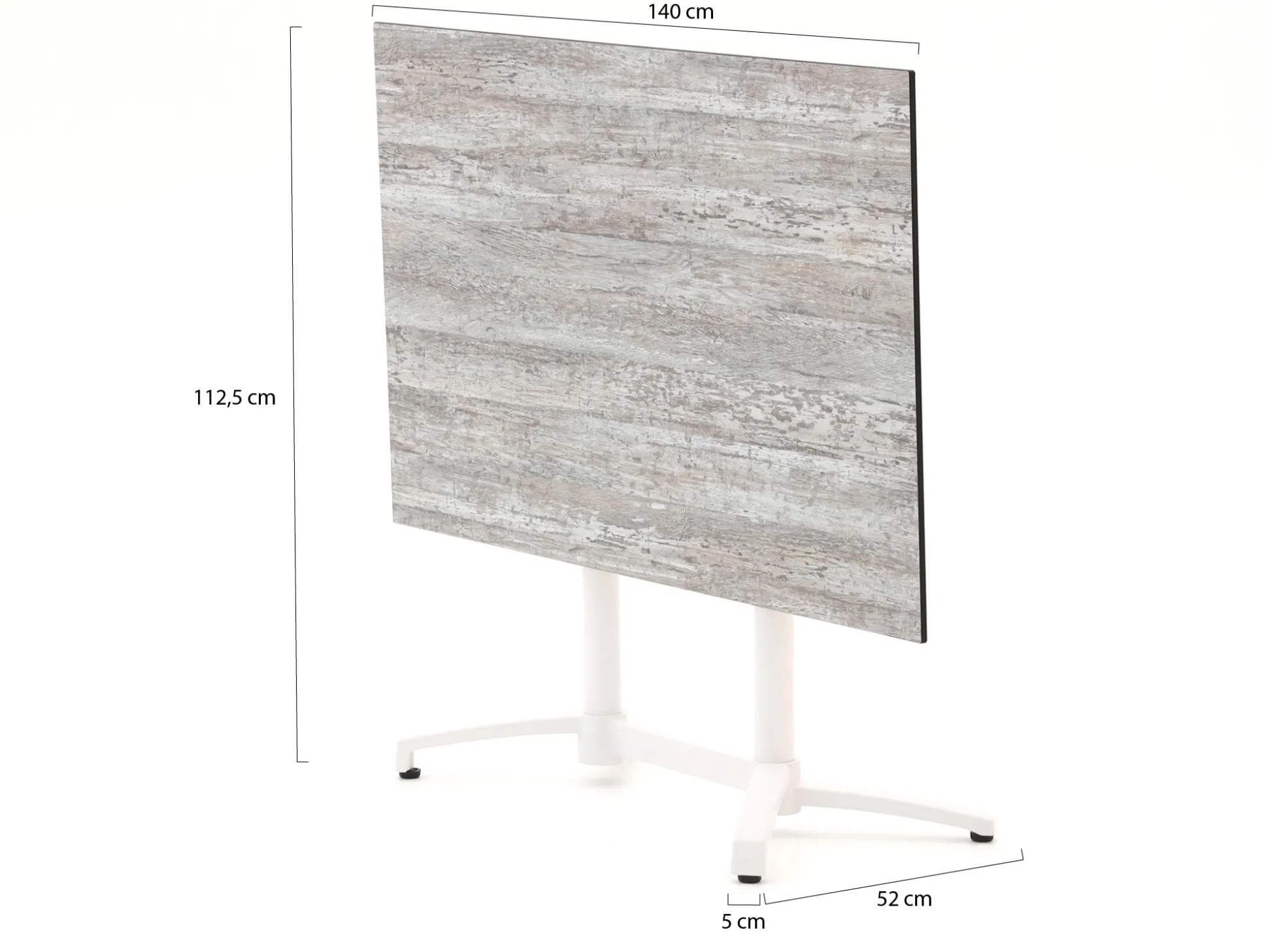 Bellagio Canzo klaptafel 140x80x73cm