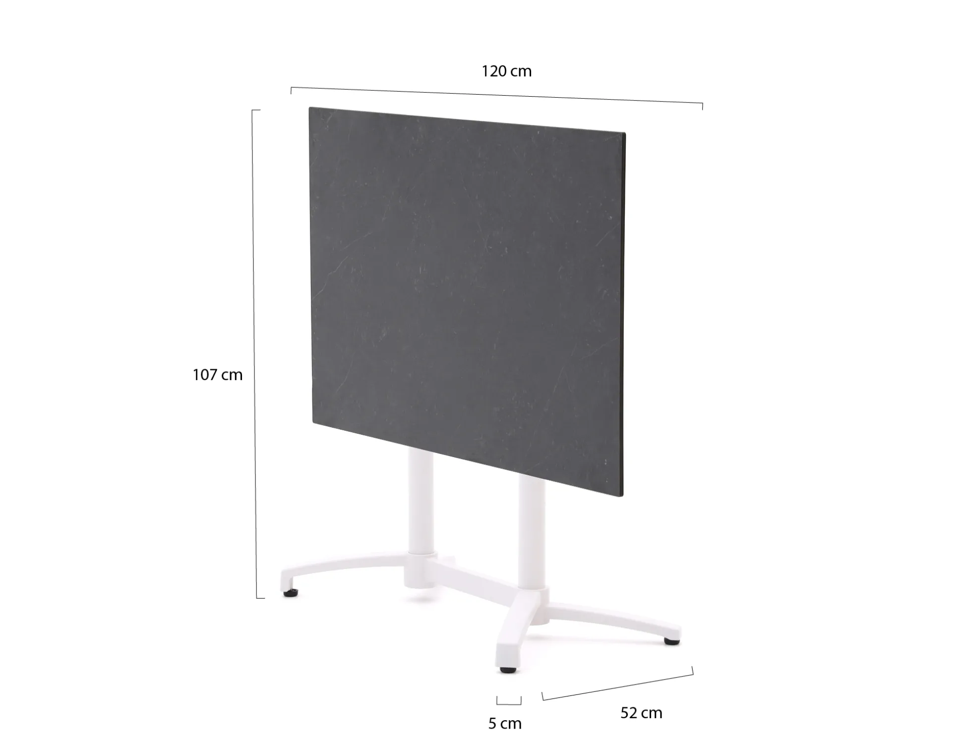 Bellagio Canzo klaptafel 120x70x73cm