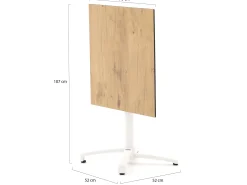 Bellagio Canzo klaptafel 70x70x73cm