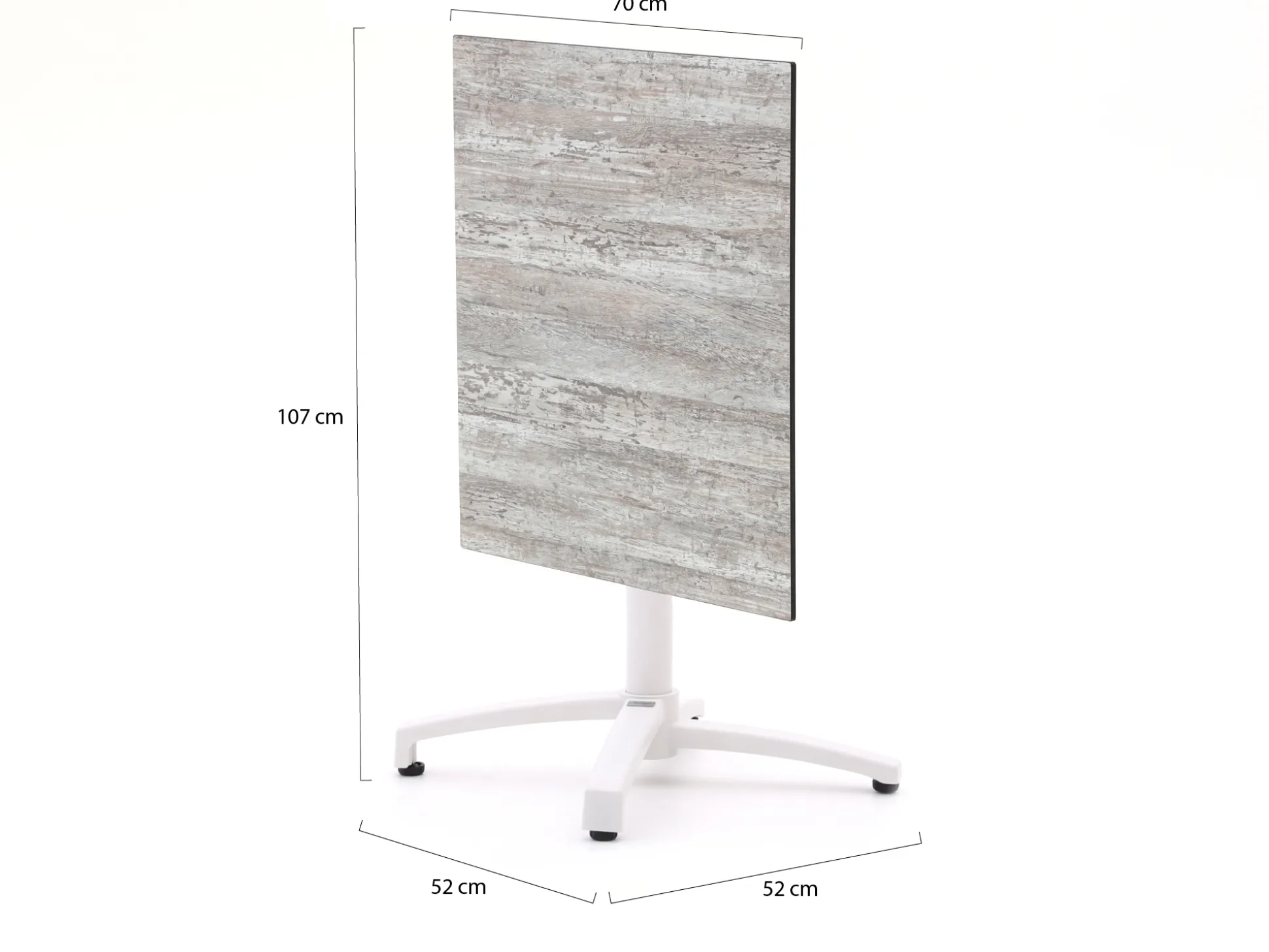 Bellagio Canzo klaptafel 70x70x73cm