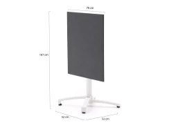 Bellagio Canzo klaptafel 70x70x73cm