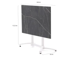 Bellagio Canzo klaptafel 140x80x73cm