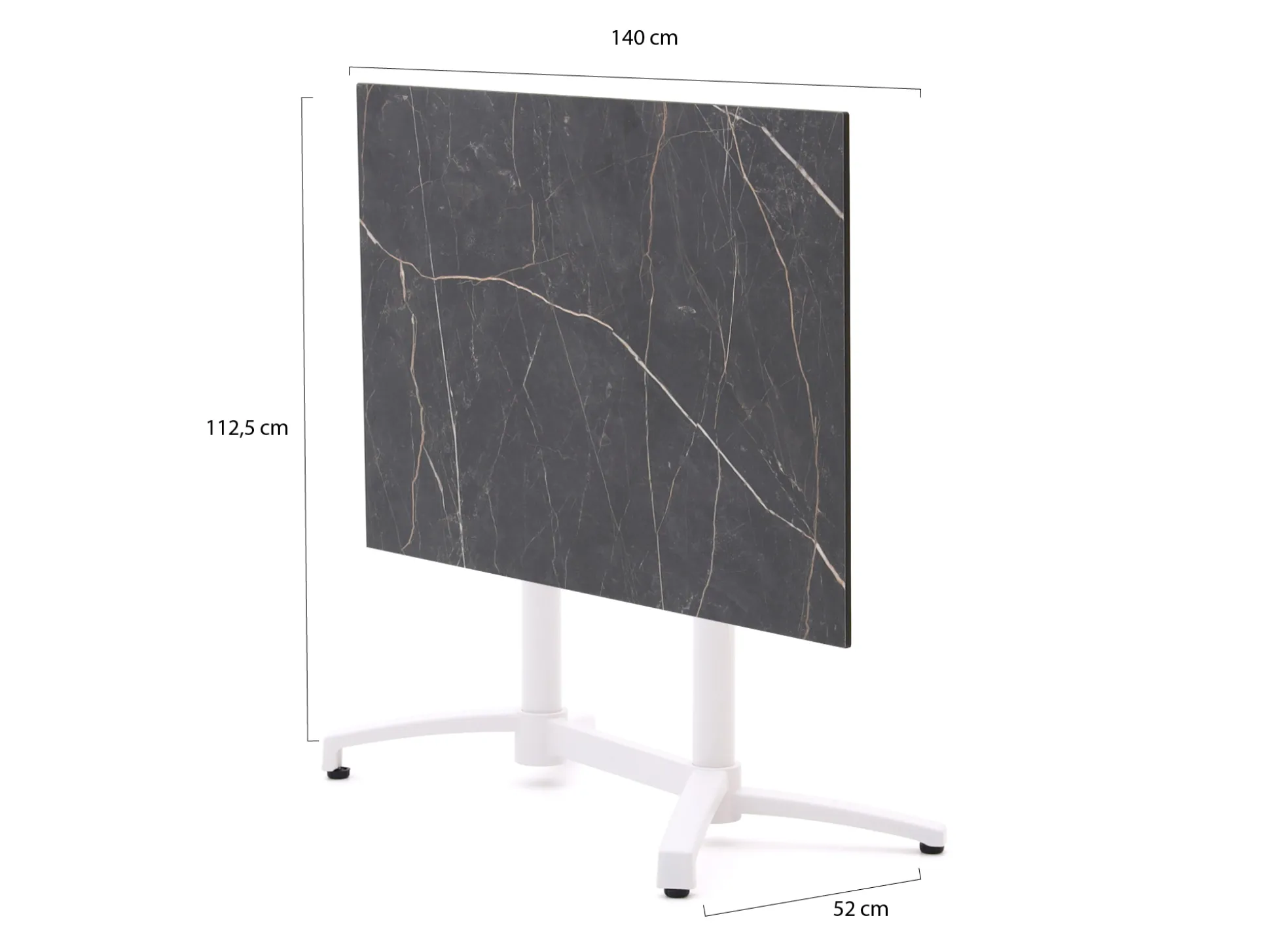 Bellagio Canzo klaptafel 140x80x73cm