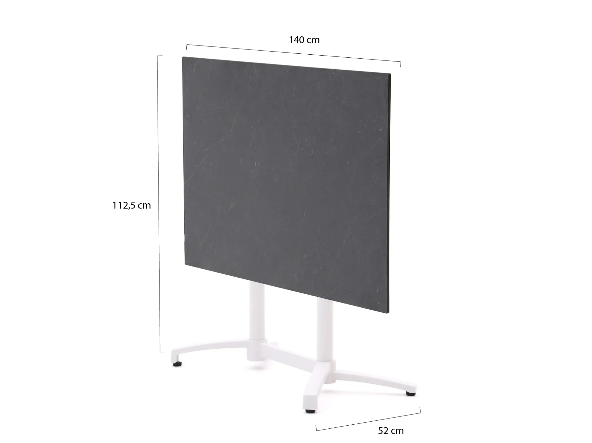 Bellagio Canzo klaptafel 140x80x73cm