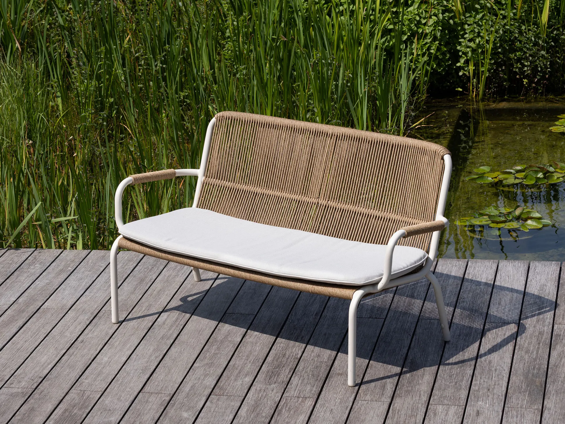 Bellagio Caronia lounge tuinbank 2-zits 150cm stapelbaar