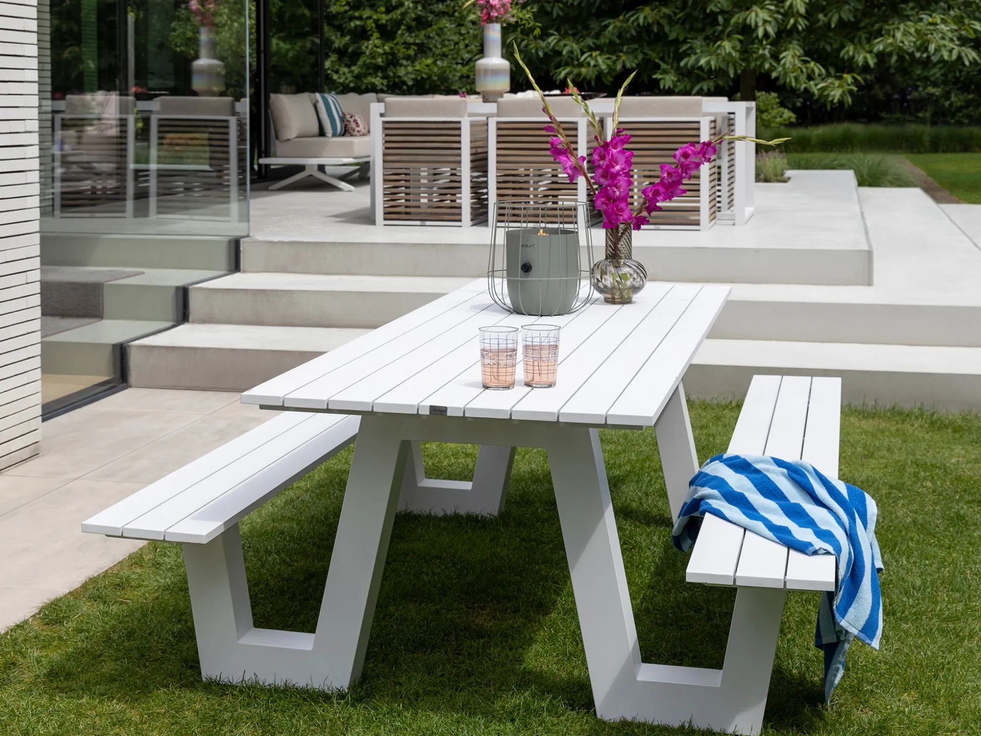Bellagio Cavoli picknicktafel 220x86x74cm