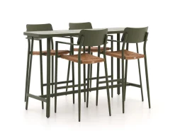 Bellagio Cino 175cm barset 5-delig stapelbaar