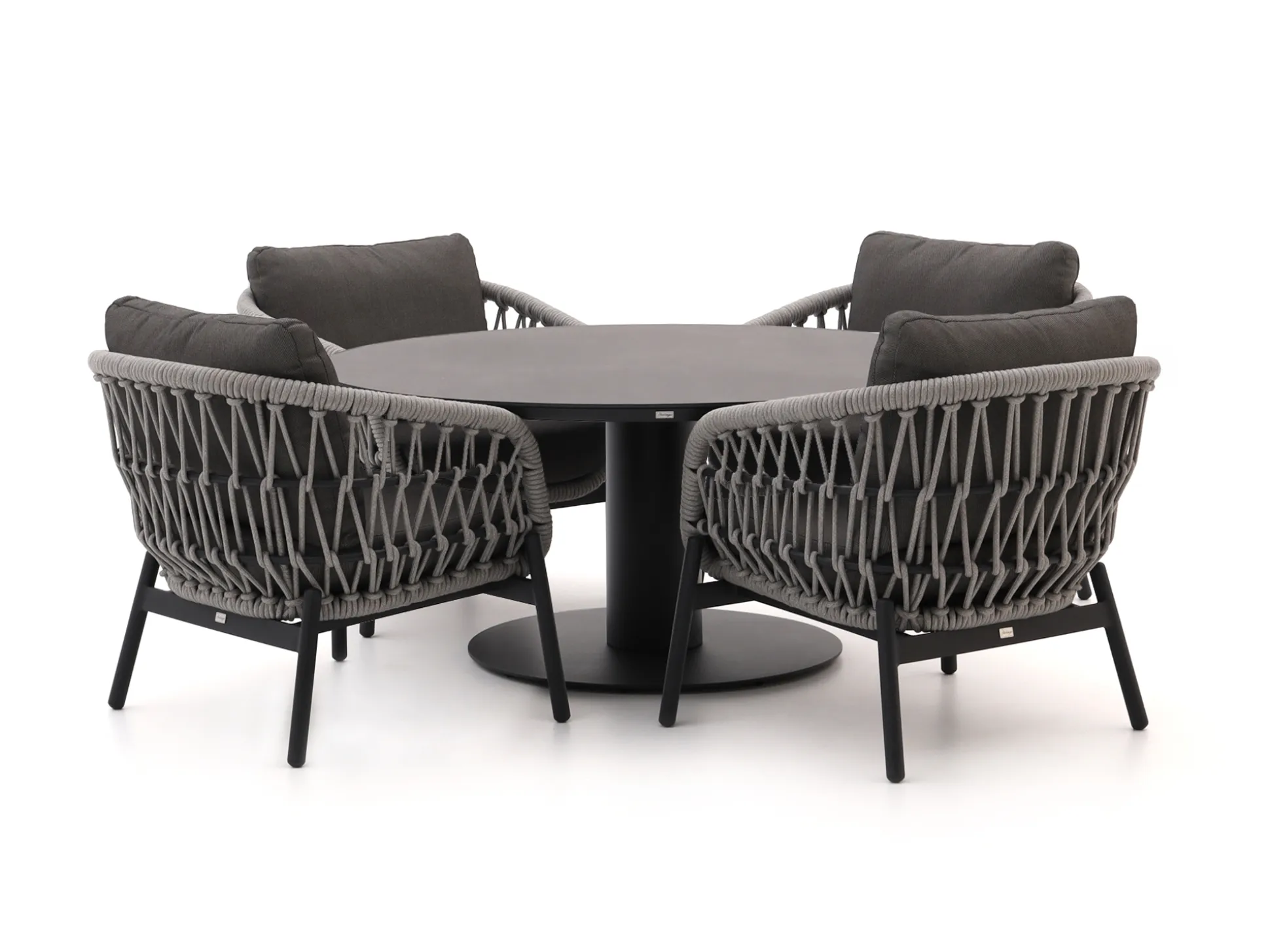 Bellagio Cupello/La Fonte ø150cm low dining tuinset 5-delig