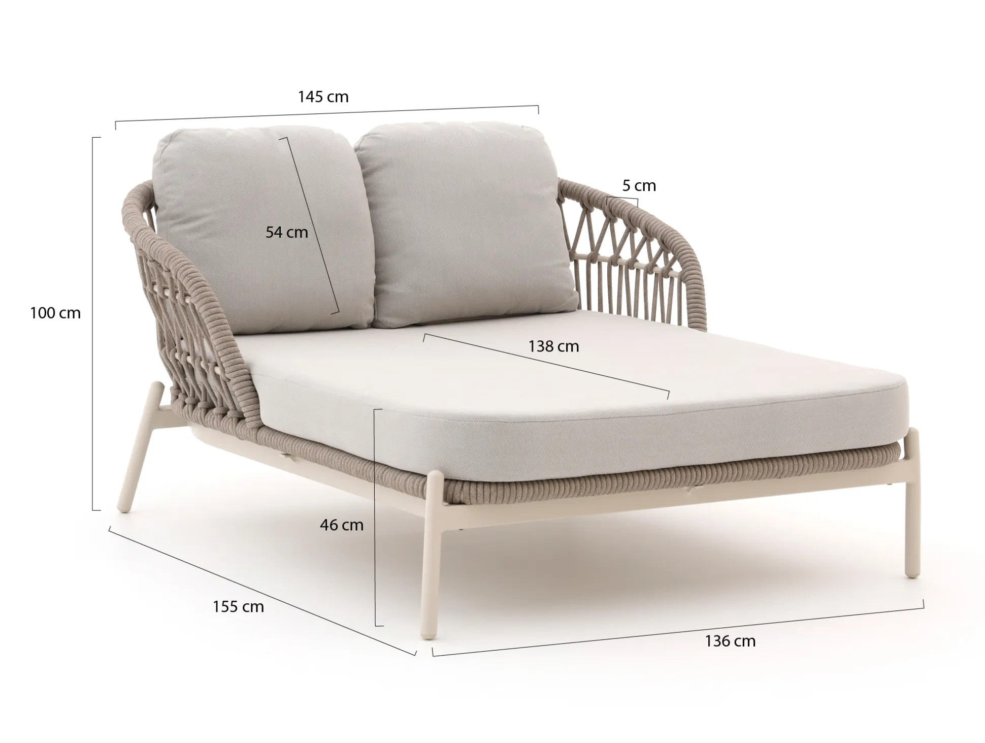 Bellagio Cupello lounge daybed
