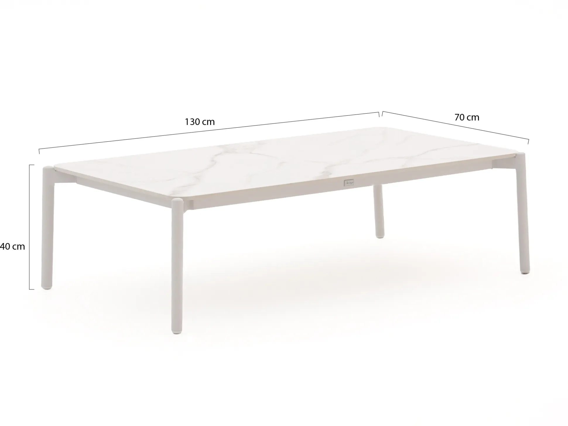 Bellagio Cupello lounge tuintafel 130x70x40cm