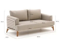 Bellagio Esenta lounge tuinbank 184cm