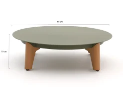 Bellagio Esenta lounge tuintafel ø86 (h:21cm)/ø 68 (h:19cm)