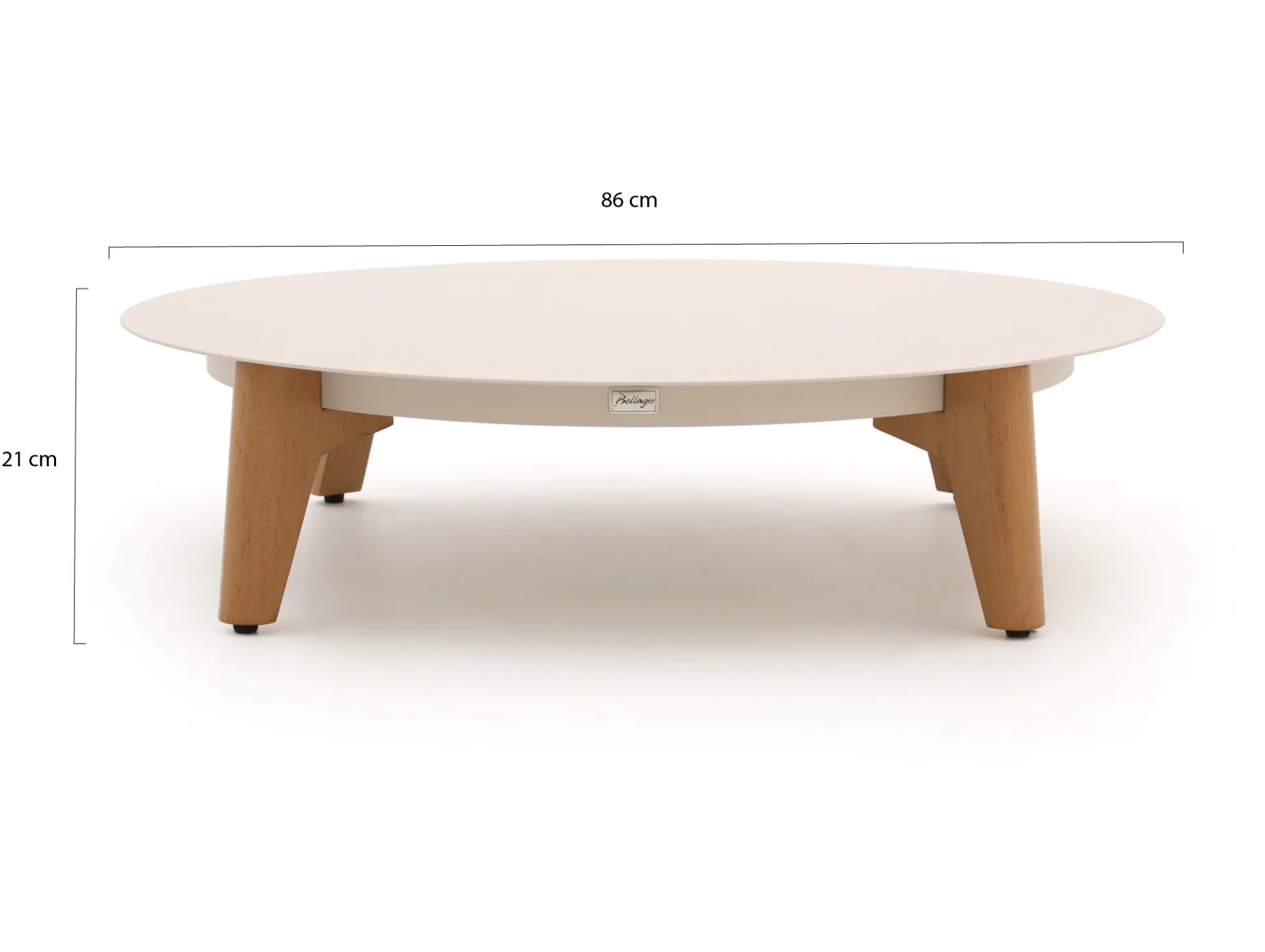 Bellagio Esenta lounge tuintafel ø86 (h:21cm)/ø 68 (h:19cm)