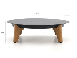Bellagio Esenta lounge tuintafel ø86 (h:21cm)/ø 68 (h:19cm)