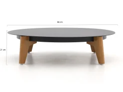 Bellagio Esenta lounge tuintafel ø86 (h:21cm)/ø 68 (h:19cm)