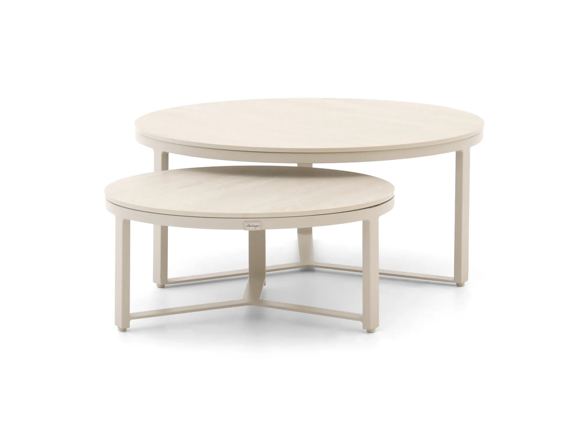 Bellagio Ficarolo lounge tuintafelset ø85cm(h:35cm)/ø65cm (h:30cm)
