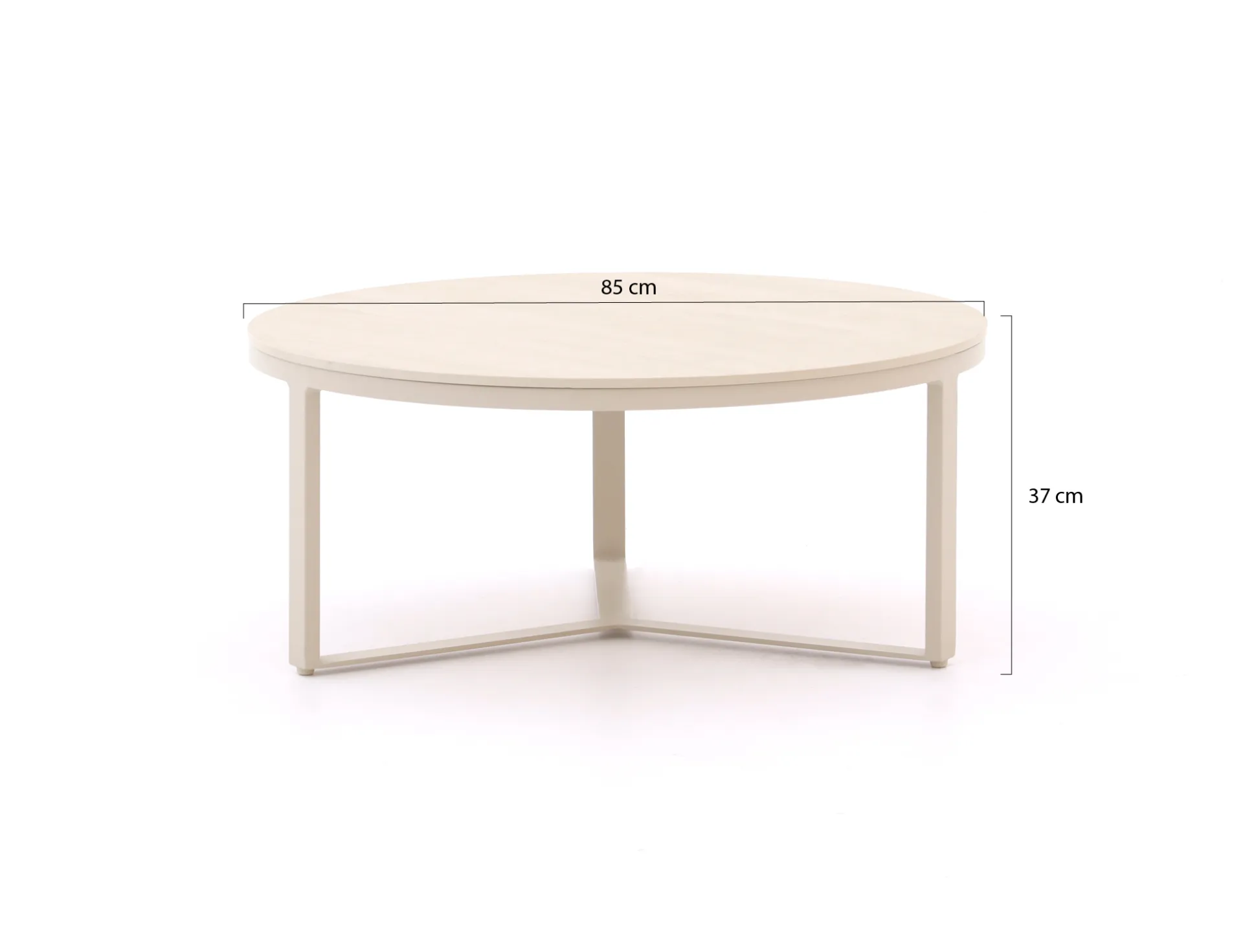 Bellagio Ficarolo lounge tuintafelset ø85cm(h:35cm)/ø65cm (h:30cm)