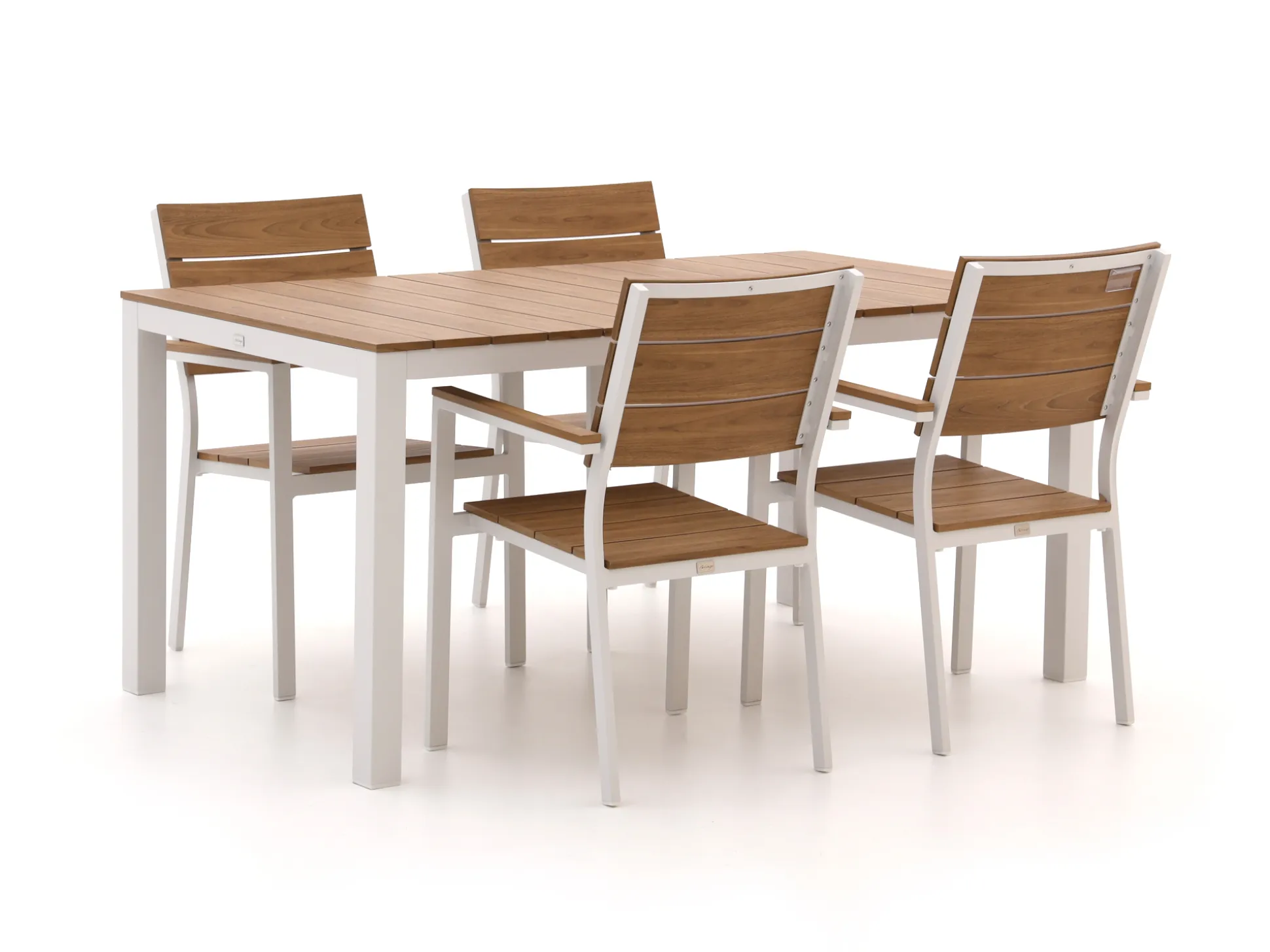 Bellagio Fidenza 160cm dining tuinset 5-delig stapelbaar