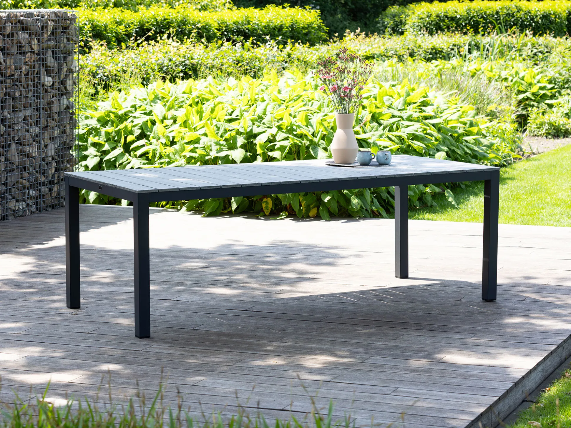 Bellagio Fidenza 220cm dining tuinset 7-delig stapelbaar
