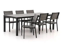 Bellagio Fidenza 220cm dining tuinset 7-delig stapelbaar